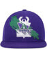 Фото #2 товара Men's Purple Milwaukee Bucks Paint By Numbers Snapback Hat