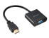 Фото #3 товара Akasa AK-CBHD15-20BK - 0.2 m - VGA (D-Sub) - HDMI Type A (Standard) - Male - Female - Black