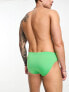 COLLUSION swim brief in bright green