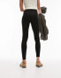 Topshop basic ankle legging in black Черный, 46 - фото #4