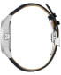 ფოტო #2 პროდუქტის Men's Automatic Wilton GMT Black Leather Strap Watch 43mm