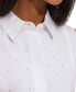 PARIS Women's Embellished Bib Shirt
