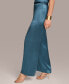 Фото #3 товара Women's Wide-Leg Satin Pants