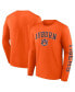 Men's Orange Auburn Tigers Distressed Arch Over Logo Long Sleeve T-shirt