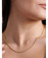 ფოტო #3 პროდუქტის 14K Gold Box Round 2mm Chain Necklace, 24", approx. 5.2grams