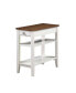 Фото #1 товара American Heritage 1 Drawer Chairside End Table with Shelves