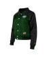 Фото #2 товара Толстовка женская New Era Green New York Jets Coaches Raglan Full-Snap-Куртка