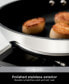 Фото #9 товара Stainless Steel 3 Piece Foodi NeverStick Stainless Bundle Fry Pan Set