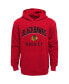 ფოტო #2 პროდუქტის Toddler Boys Red, Heather Gray Chicago Blackhawks Play by Play Pullover Hoodie and Pants Set