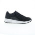 Фото #1 товара Drew Boost 40997-19 Mens Black Canvas Lace Up Lifestyle Sneakers Shoes