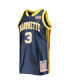 ფოტო #3 პროდუქტის Men's Dwyane Wade Navy Marquette Golden Eagles 2002-03 Authentic Throwback College Jersey