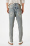 Фото #4 товара Açık Indigo Erkek Jeans 4WAM40384ND