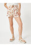 Фото #6 товара Шорты женские Koton - Коричневые шорты с поясом, складками и карманами