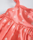 Baby Girls Simple Stamp Floral Dress, Created for Macy's