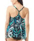 Coco Reef Women's Current Printed Mesh Bra-Sized Tankini Top Swimwear Size 38C - фото #2