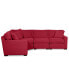 Фото #8 товара Radley Fabric 4-Piece Sectional Sofa, Created for Macy's