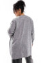 Vero Moda Curve cardigan in grey melange M - фото #3