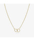 ფოტო #2 პროდუქტის Interlocking Circles Necklace - Sam