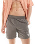 Adidas Originals swim shorts in charcoal Charcoal/White, S - фото #2