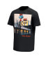 ფოტო #2 პროდუქტის Men's Black Twin Peaks Double R Diner Graphic T-shirt
