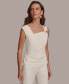 Фото #3 товара Women's Asymmetrical Neckline Sleeveless Top