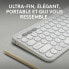 Фото #6 товара Bluetooth-клавиатура с подставкой для планшета Logitech K380 французский Белый AZERTY