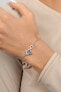 Charming silver bracelet with zircons BRC43W