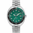 Фото #1 товара Мужские часы Bulova F100 TRIBUTE - STEEL Зеленый Серебристый