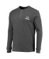 Фото #3 товара Men's Heathered Gray Chicago Bears Logo Maverick Thermal Henley Long Sleeve T-shirt