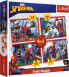 Trefl Puzzle 4w1 Bohaterski Spider-Man / Disney Marvel Spiderman 34384 Trefl