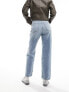 Фото #2 товара Mango straight leg jeans in light blue