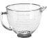 KitchenAid 5K5GB 4.8 Litre Glass Bowl, Clear, Single
