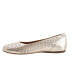 Фото #4 товара Softwalk Sonoma S1862-732 Womens Beige Leather Slip On Ballet Flats Shoes 10.5