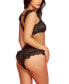 Women's Ruffle Lace Bralette and Panty 2 Pc Lingerie Set
