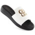 Фото #1 товара Flip-flops with a decoration Vinceza W JAN298B white