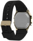 Фото #2 товара Unisex Activity Tracker Digital Black Silicone Strap 40mm Octagonal Watch
