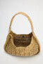 WOVEN SHINY SHOPPER BAG