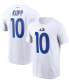 Фото #1 товара Men's Cooper Kupp White Los Angeles Rams Name and Number T-shirt