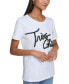 Women's Tres Chic Fringe-Logo T-Shirt