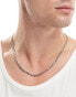 Faded Future chunky figaro chain necklace in silver