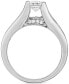 ფოტო #4 პროდუქტის Diamond Cathedral Style Engagement Ring (1-1/2 ct. t.w.) in 14k White Gold