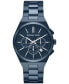 Men's Lennox Chronograph Navy Stainless Steel Watch 40mm