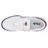 Фото #4 товара Fila Original Fitness Lace Up Mens White Sneakers Casual Shoes 11F16LT-150