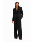 ფოტო #2 პროდუქტის Women's Straight textured blazer