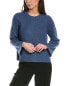 Фото #1 товара Lafayette 148 New York Open Sided Cashmere & Silk-Blend Pullover Women's