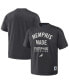 Фото #1 товара Men's NBA x Anthracite Memphis Grizzlies Heavyweight Oversized T-shirt