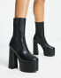 Фото #8 товара RAID Wide Fit Gabriel platform ankle boots in black