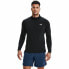 Men’s Long Sleeve T-Shirt Under Armour STR Zip Black