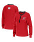 ფოტო #1 პროდუქტის Women's Red Detroit Red Wings Waffle Henley Long Sleeve T-shirt