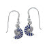 DIVE SILVER Nautilus Shell Long Hook Earring